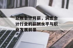 总账会计月薪，洞悉会计行业的薪酬水平与职业发展前景