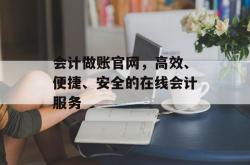 会计做账官网，高效、便捷、安全的在线会计服务