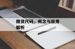期货代码，概念与应用解析