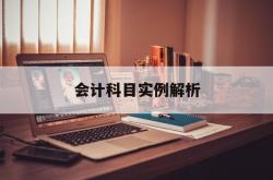 会计科目实例解析