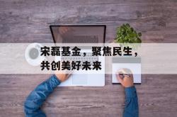 宋磊基金，聚焦民生，共创美好未来
