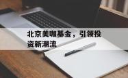 北京美咖基金，引领投资新潮流