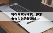 林存福数字期货，探索未来金融的新领域
