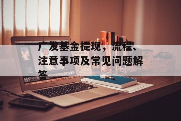 广发基金提现，流程、注意事项及常见问题解答