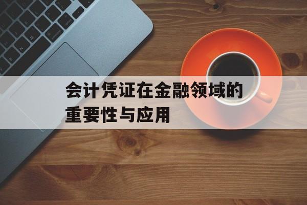 会计凭证在金融领域的重要性与应用