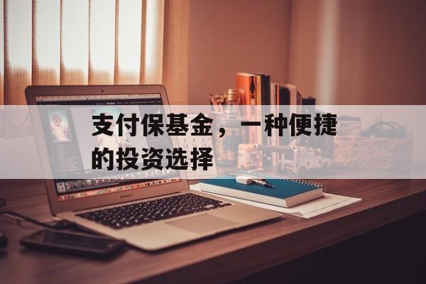 支付保基金，一种便捷的投资选择