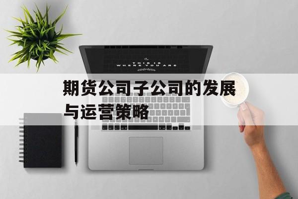 期货公司子公司的发展与运营策略