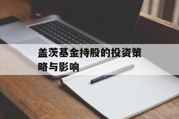 盖茨基金持股的投资策略与影响