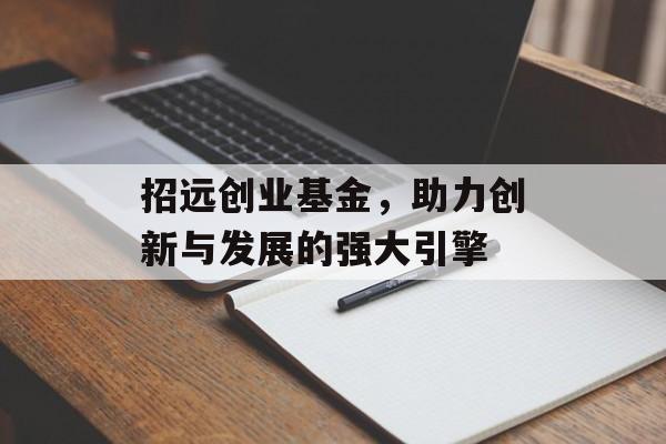 招远创业基金，助力创新与发展的强大引擎