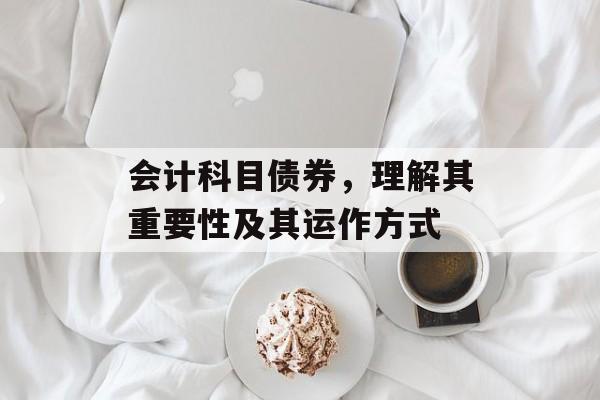 会计科目债券，理解其重要性及其运作方式