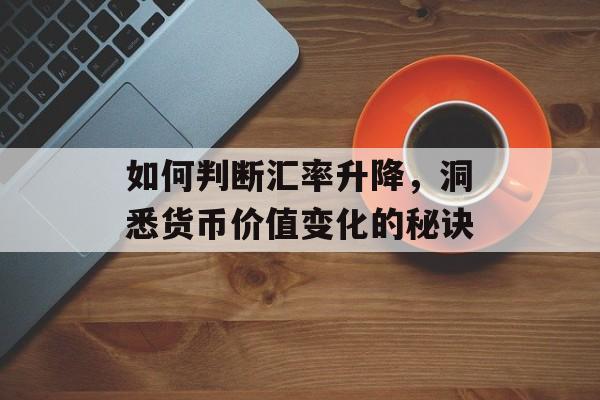 如何判断汇率升降，洞悉货币价值变化的秘诀