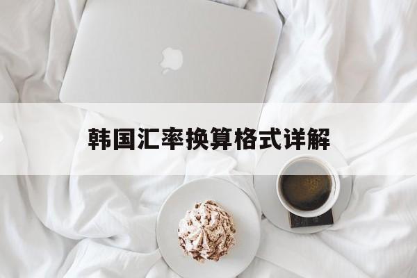 韩国汇率换算格式详解