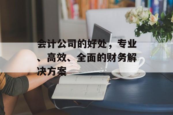 会计公司的好处，专业、高效、全面的财务解决方案