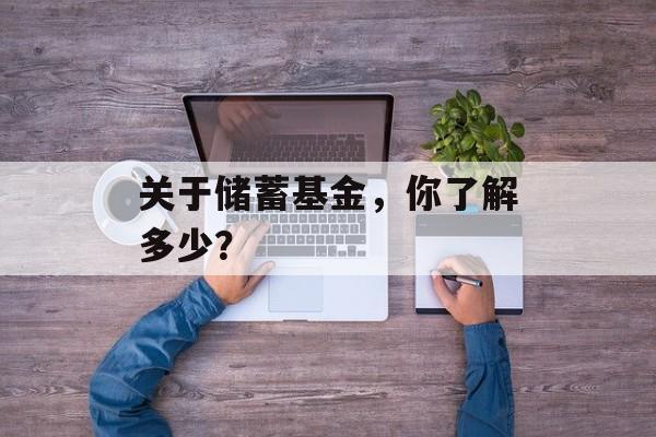 关于储蓄基金，你了解多少？