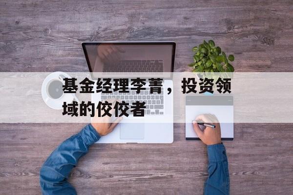 基金经理李菁，投资领域的佼佼者