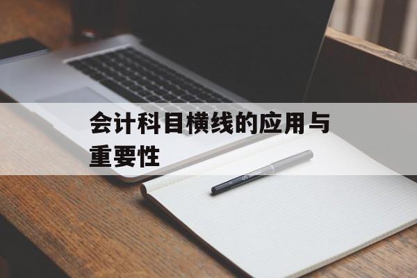 会计科目横线的应用与重要性