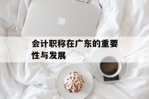 会计职称在广东的重要性与发展