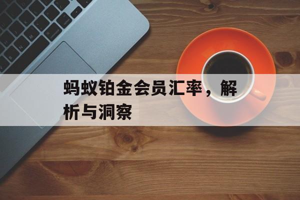蚂蚁铂金会员汇率，解析与洞察